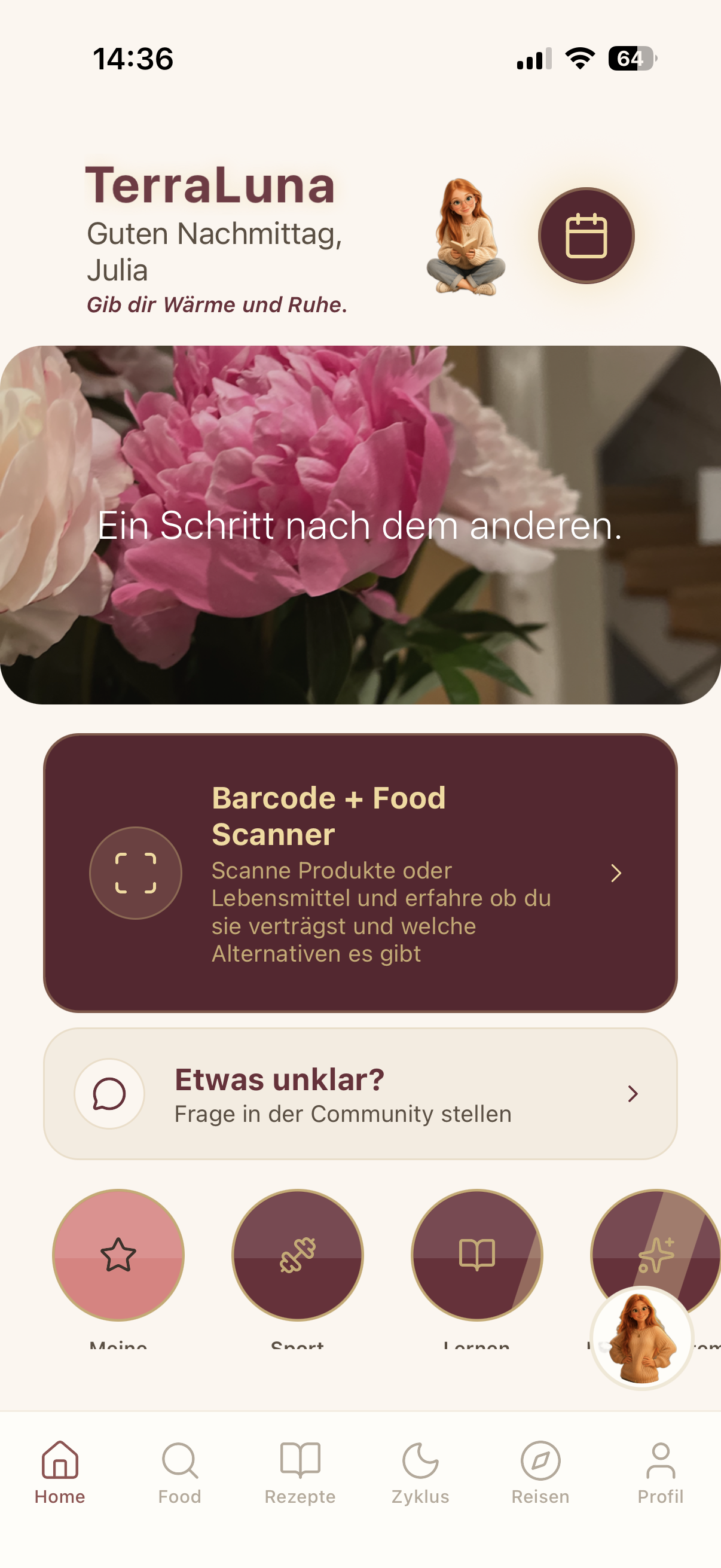 TerraLuna Home Screen