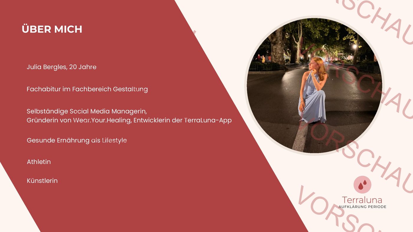 Über mich Slide